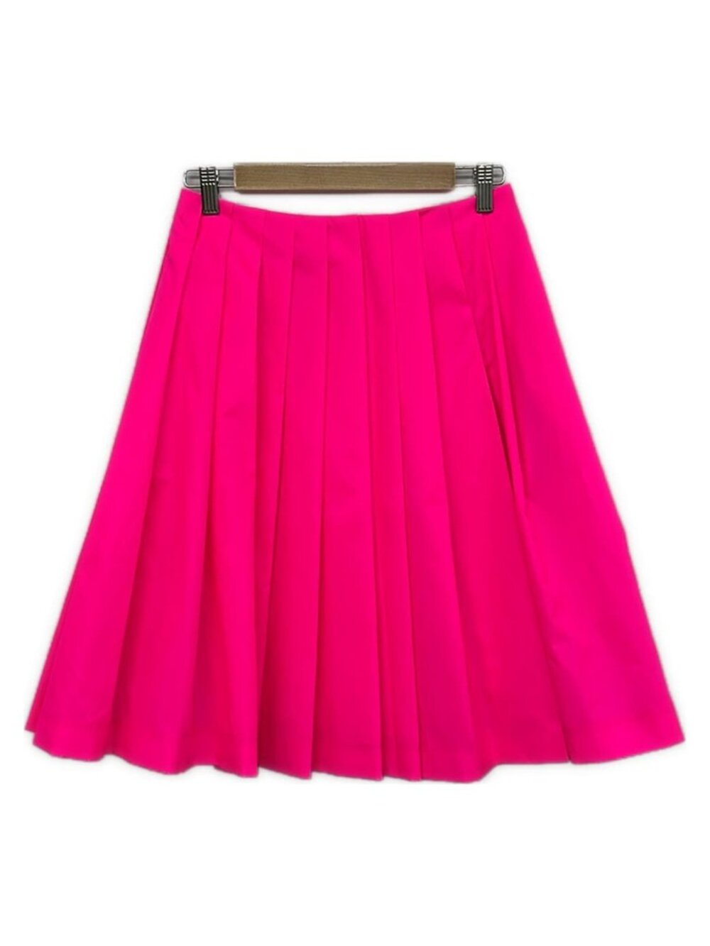 Prada Wrap Skirt 38 S Pink Knee Length Pleats